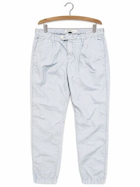 Yan Simmon Friend Tapered Fit Seersucker Trousers Made in Italy Size 34